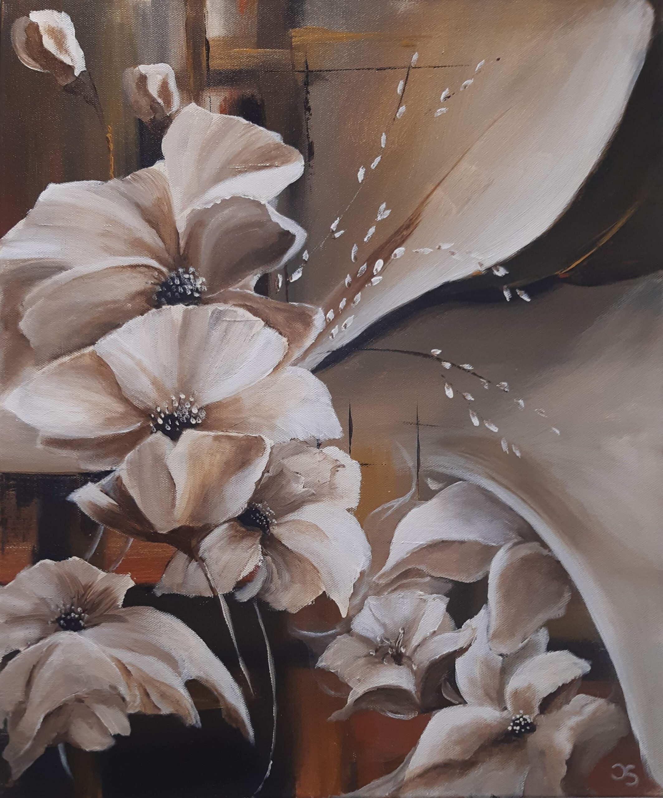 Weisse Blumen