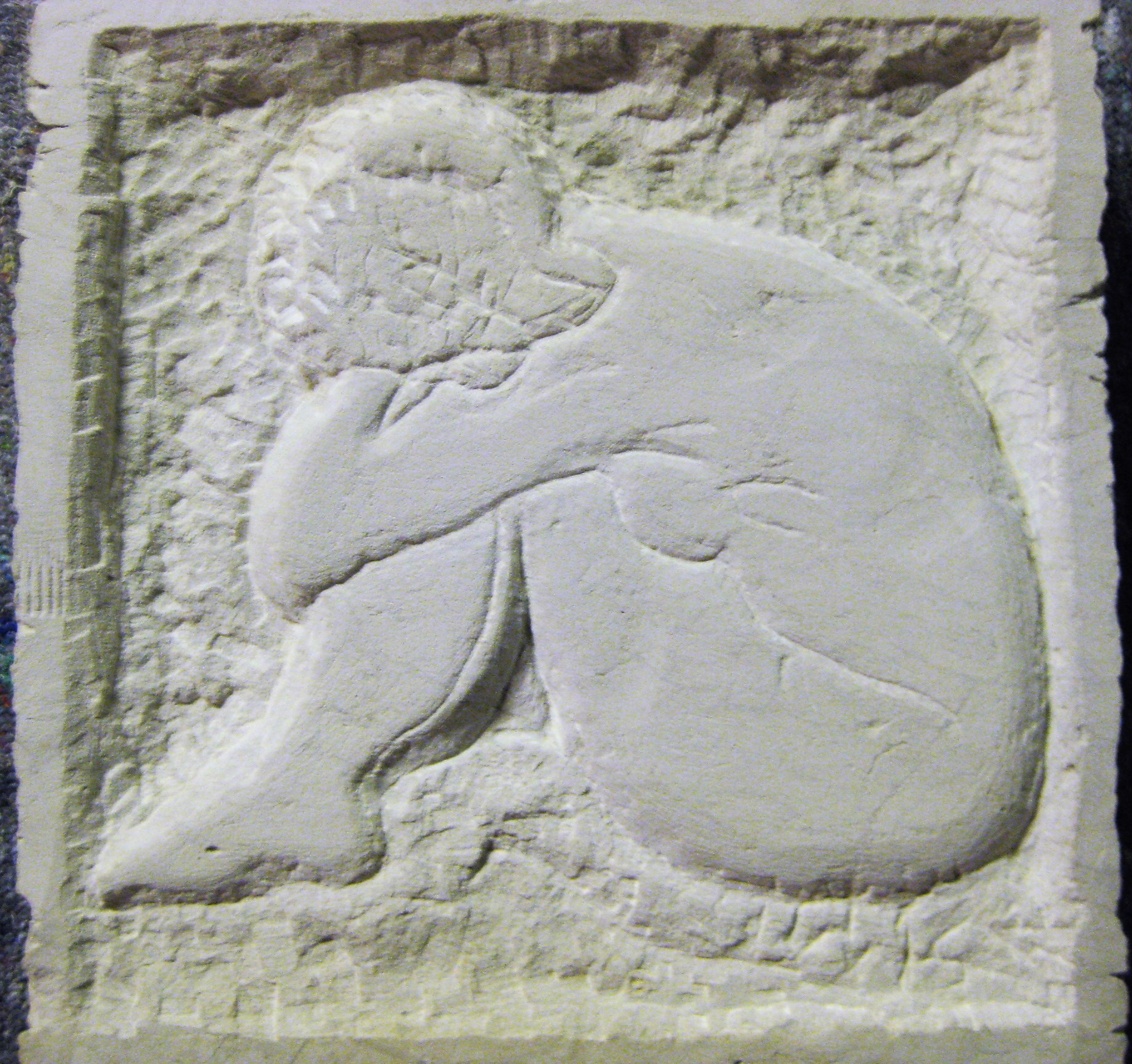 Relief einer Frau